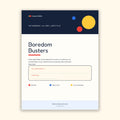 Boredom Busters, 48 Screen Free Cards (Ages 5 to 12)