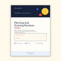 Morning and Evening Routine Charts (Ages 4 to 12)